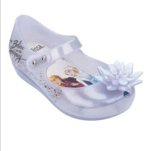 Mini Melissa Frozen Toddler shoes - Size 10
